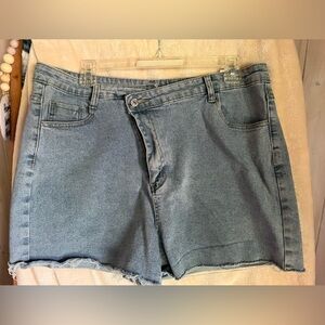 Denim shorts